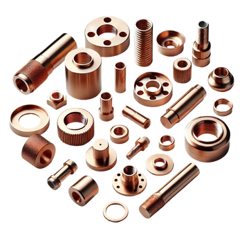 Copper and alloy metal parts